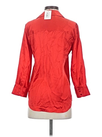 L'Agence 3/4 Sleeve Silk Top (view 2)