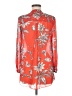Leifsdottir 100% Silk Red 3/4 Sleeve Silk Top Size 6 - photo 2