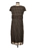 Max Studio 100% Polyester Houndstooth Brown Casual Dress Size S - photo 2