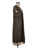 Max Studio 100% Polyester Houndstooth Brown Casual Dress Size S - photo 4