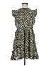 Unbranded 100% Polyester Floral Black Casual Dress Size M - photo 1
