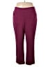 Cato Burgundy Active Pants Size 24W - photo 1