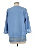 Norm Thompson Blue 3/4 Sleeve Blouse Size M - photo 2