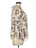Torrid 100% Polyester Floral Ivory Short Sleeve Blouse Size Lg Plus (0) - photo 4