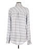 Rails 100% Rayon Plaid Gray Long Sleeve Button-Down Shirt Size M - photo 2