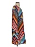 Rock 47 100% Polyester Print Orange Casual Dress Size S - photo 4