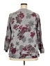 Ellen Tracy Print Gray Pullover Sweater Size XXL - photo 2
