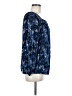 Caffé Marrakesh 100% Rayon Blue 3/4 Sleeve Blouse Size M - photo 4