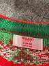 Holiday Time 100% Acrylic Print Green Pullover Sweater Size S - photo 7