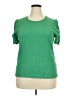 Unbranded 100% Polyester Green Short Sleeve Top Size XXL - photo 1