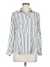Ann Taylor LOFT Polka Dots White Long Sleeve Blouse Size M (petite) - photo 1