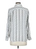 Ann Taylor LOFT Polka Dots White Long Sleeve Blouse Size M (petite) - photo 2