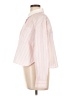 Old Navy 100% Cotton Stripes Pink Long Sleeve Blouse Size L - photo 5