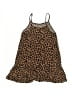 Old Navy 100% Rayon Animal Print Brown Dress Size S (kids) - photo 2