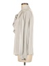 Maison d' Amelie 100% Polyester Gray Ivory Long Sleeve Blouse Size M - photo 5