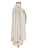 Maison d' Amelie 100% Polyester Gray Ivory Long Sleeve Blouse Size M - photo 4
