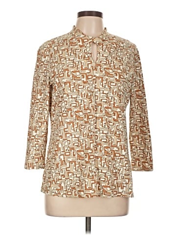 J. McLaughlin 3/4 Sleeve Button-Down Shirt (view 1)