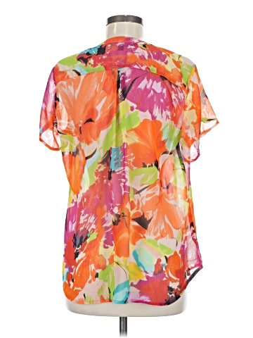 Sara Michelle Short Sleeve Blouse (view 2)