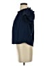 Unbranded 100% Polyester Blue Short Sleeve Blouse Size S - photo 5
