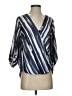 Fortune + Ivy 100% Polyester Silver 3/4 Sleeve Blouse Size S - photo 1