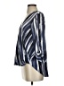 Fortune + Ivy 100% Polyester Silver 3/4 Sleeve Blouse Size S - photo 5
