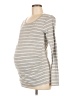 BumpStart Gray Long Sleeve Top Size Med Maternity - photo 1