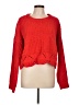 Alya Red Pullover Sweater Size L - photo 1