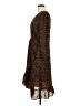 Old Navy 100% Polyester Animal Print Brown Casual Dress Size M - photo 5