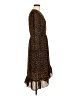 Old Navy 100% Polyester Animal Print Brown Casual Dress Size M - photo 4