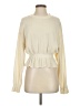 Zara Ivory Long Sleeve Blouse Size S - photo 1