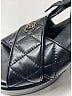 Chanel Black Wedges Size EU 37 1/2 - photo 7