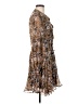 AaKaa 100% Polyester Paisley Brown Casual Dress Size M - photo 4
