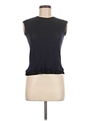 Zara W&B Collection Sleeveless T-Shirt (view 1)