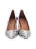Corso Como Animal Print Silver Blue Heels Size 7 1/2 - photo 2
