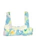 LA Hearts Print Blue Swimsuit Top Size XS - photo 2