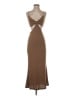 Reverse 100% Polyester Brown Cocktail Dress Size S - photo 1