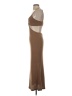Reverse 100% Polyester Brown Cocktail Dress Size S - photo 5