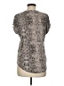 Dana Buchman Animal Print Gray Short Sleeve Blouse Size M - photo 2