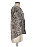 Dana Buchman Animal Print Gray Short Sleeve Blouse Size M - photo 4