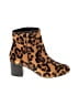 Urban Outfitters Animal Print Brown Boots Size 7 - photo 1