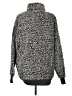 Express One Eleven 100% Polyester Animal Print Gray Pullover Sweater Size L - photo 2