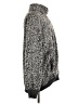 Express One Eleven 100% Polyester Animal Print Gray Pullover Sweater Size L - photo 4