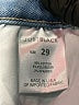 Just Black Hearts Blue Jeans Size 29 waist - photo 8