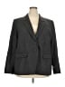 J.Crew Collection Chevron-herringbone Gray Blazer Size 22 - photo 1