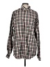 Arrow Plaid Green Long Sleeve Button-Down Shirt Size L - photo 1