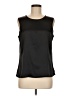 Kasper 100% Polyester Black Sleeveless Blouse Size M - photo 1