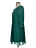 Assorted Brands Solid Teal Casual Dress Size S - photo 5
