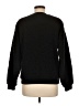American Eagle Outfitters 100% Polyester Solid Black Pullover Sweater Size M - photo 2