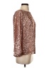 Ann Taylor LOFT 100% Polyester Gold 3/4 Sleeve Blouse Size S - photo 4