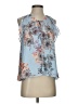 Greylin 100% Silk Blue Sleeveless Silk Top Size S - photo 1